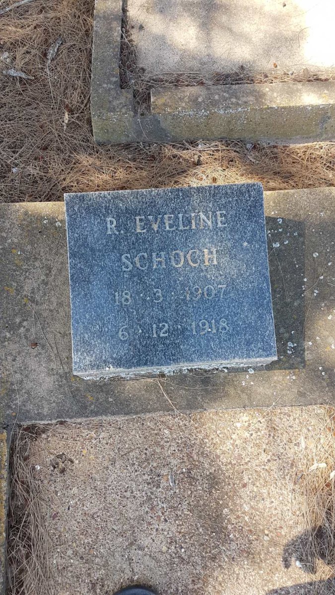 SCHOCH R. Eveline 1907-1918