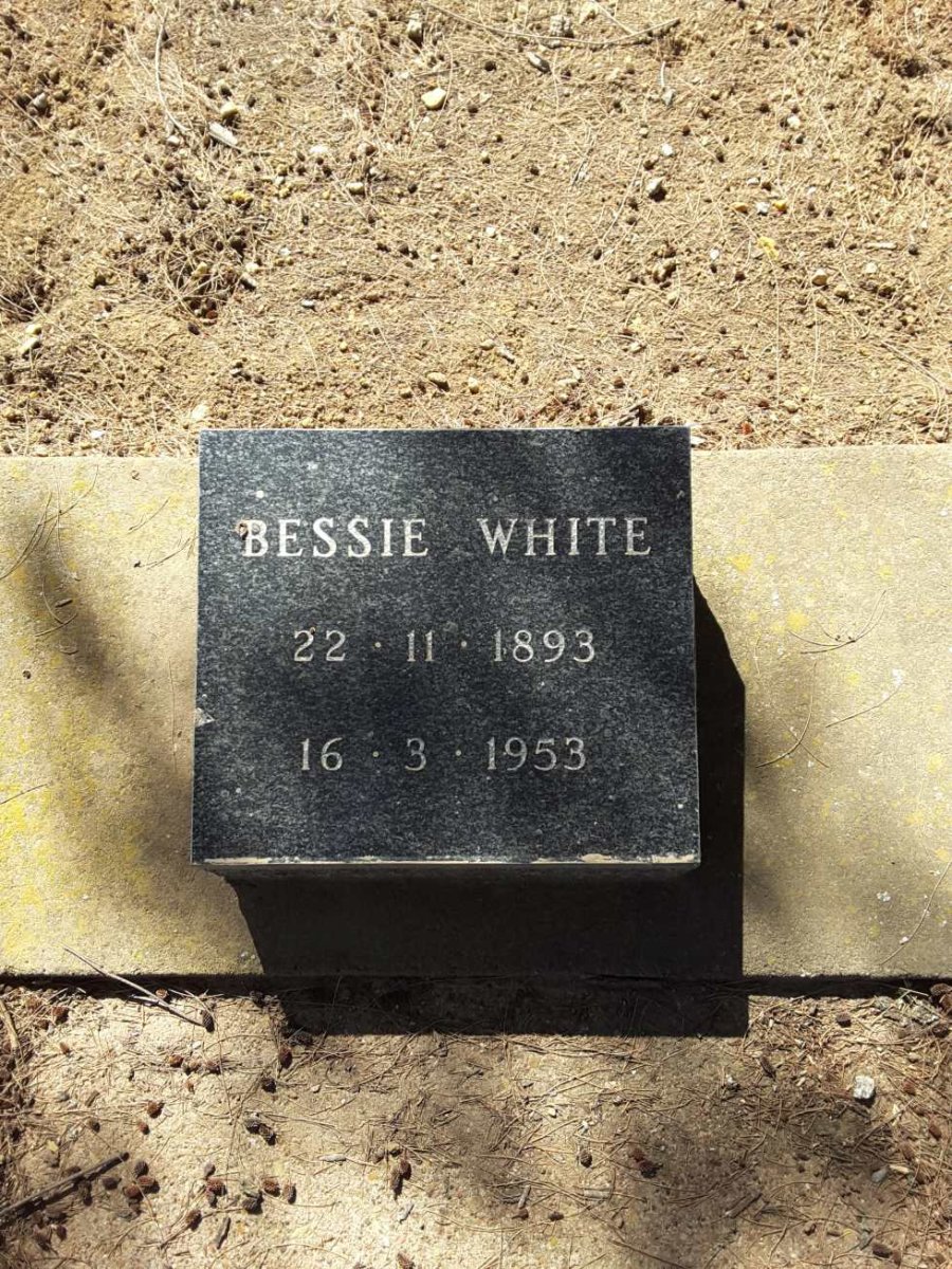 WHITE Bessie 1893-1953