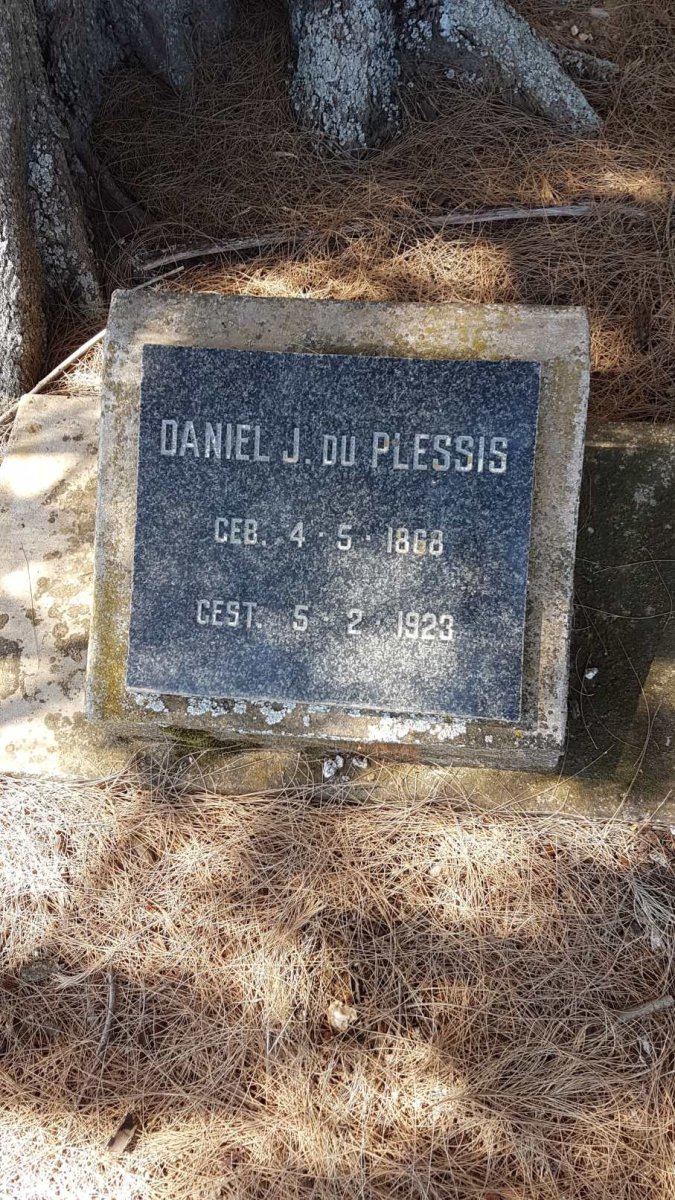 PLESSIS Daniel J., du 1868-1923