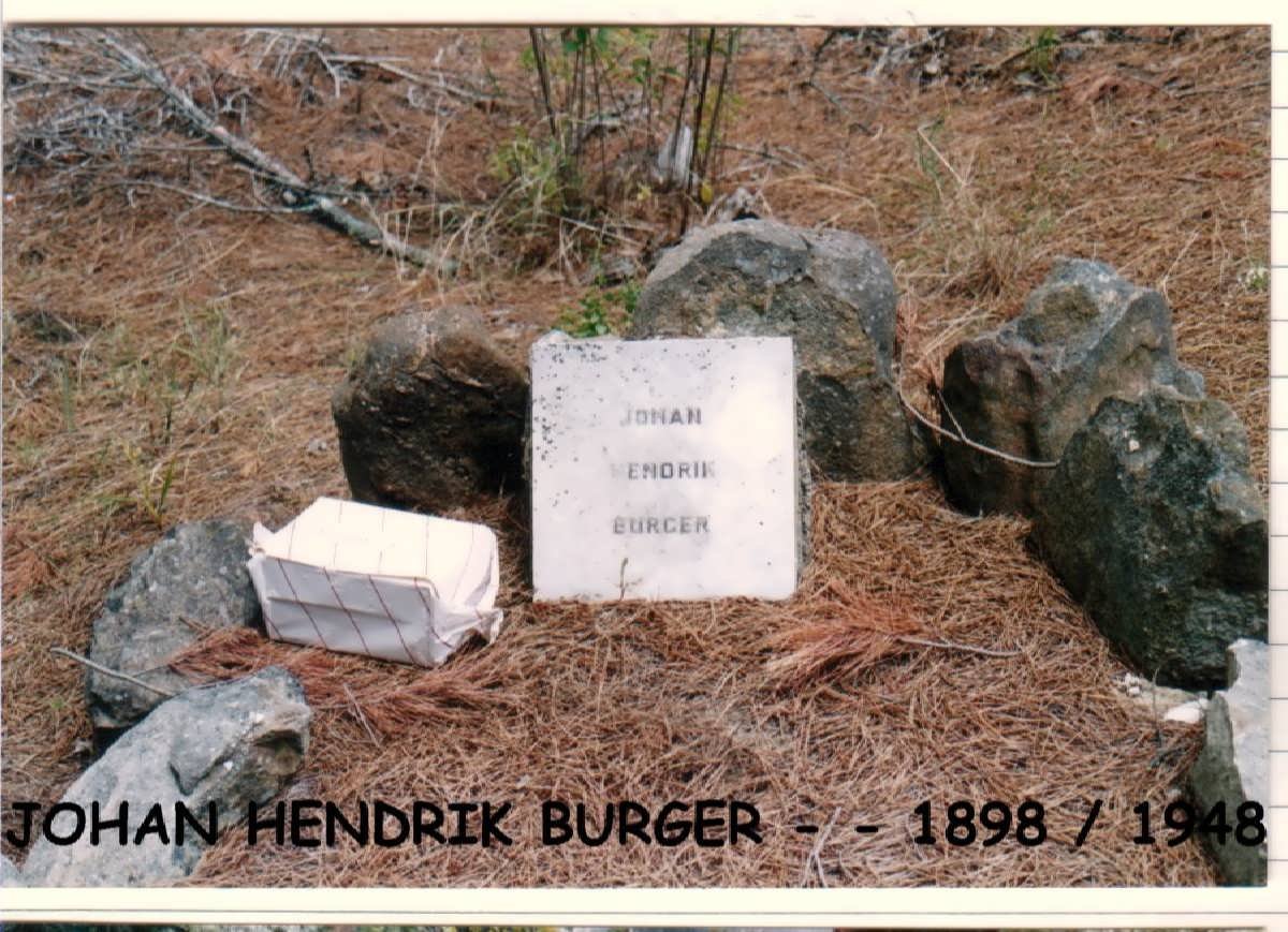 BURGER Johan Hendrik 1898-1948