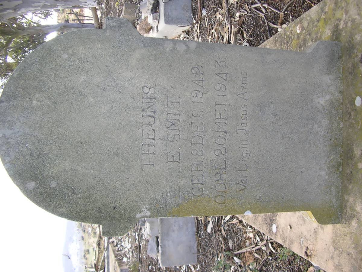 SMIT Theunis E. 1942-1943