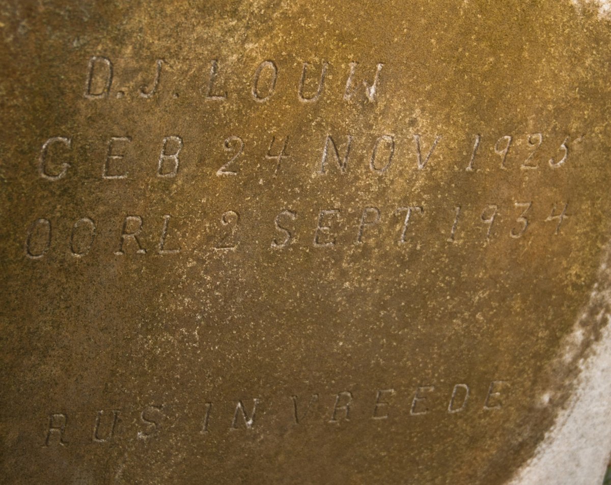 LOUW D.J. 1923-1934