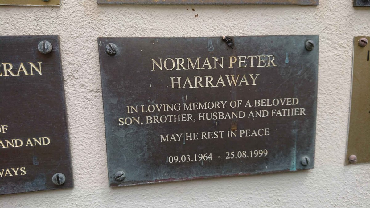 HARRAWAY Norman Peter 1964-1999