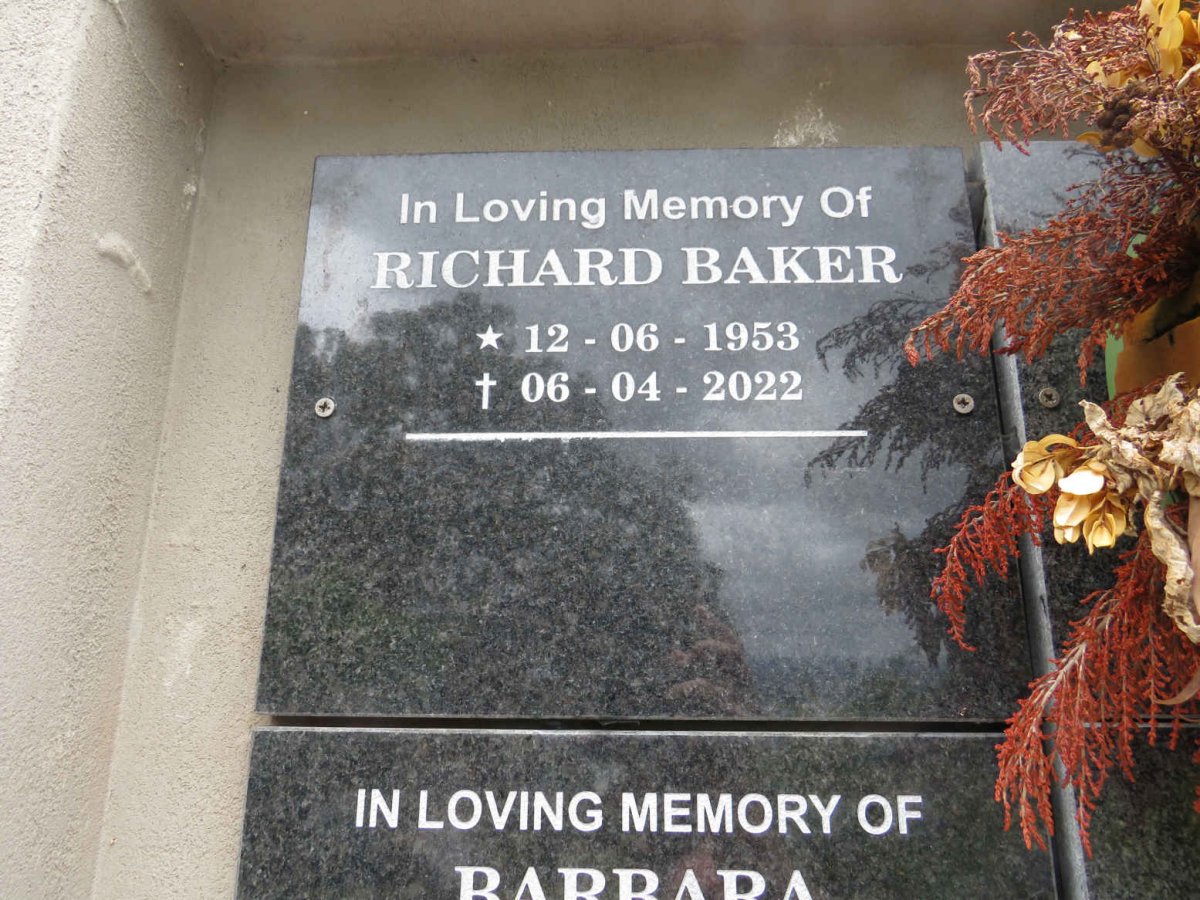 BAKER Richard 1953-2022