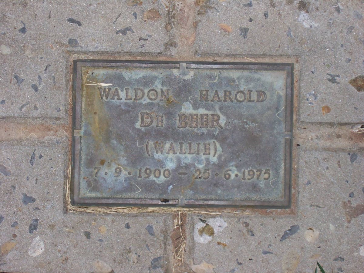 BEER Waldon Harold, de 1900-1975