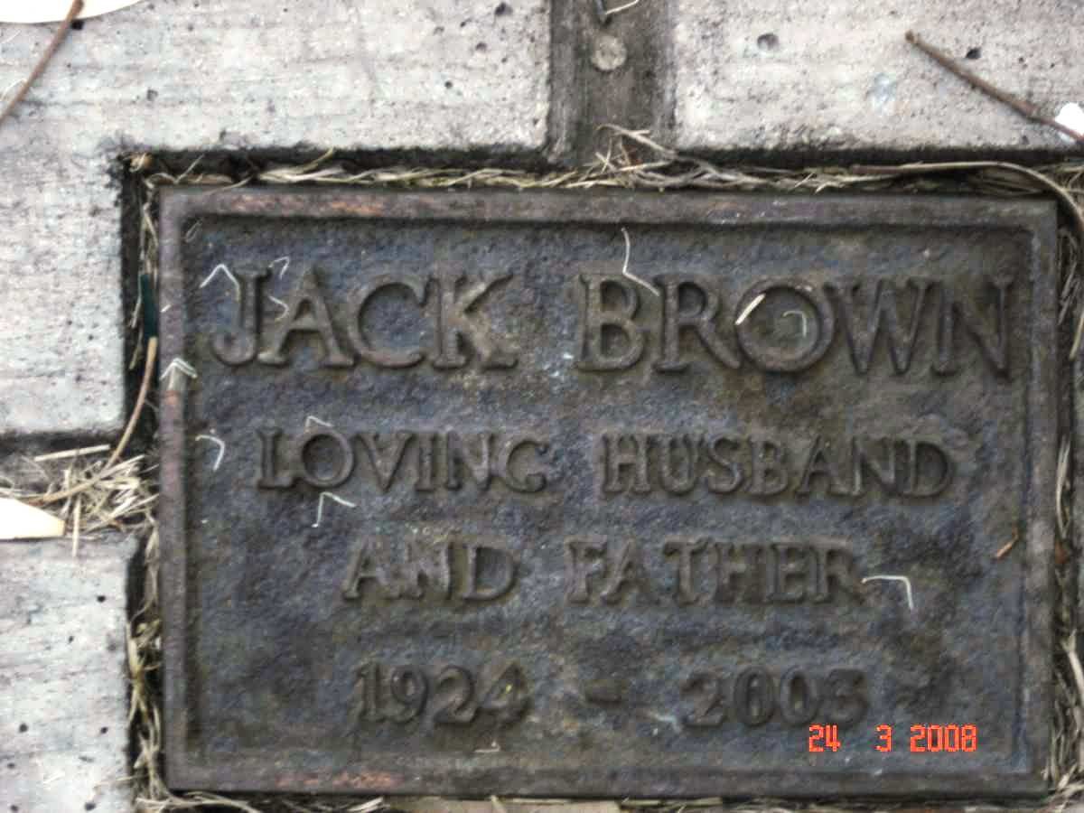 BROWN Jack  1924-2003