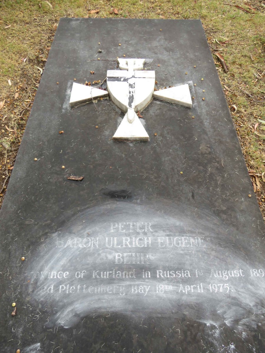 BEHR Ulrich Eugene 1895-1975 _1