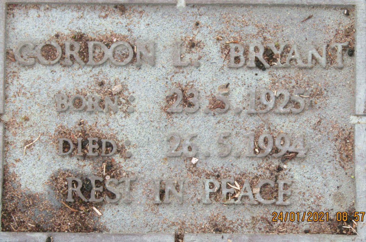 BRYANT Gordon L. 1925-1994