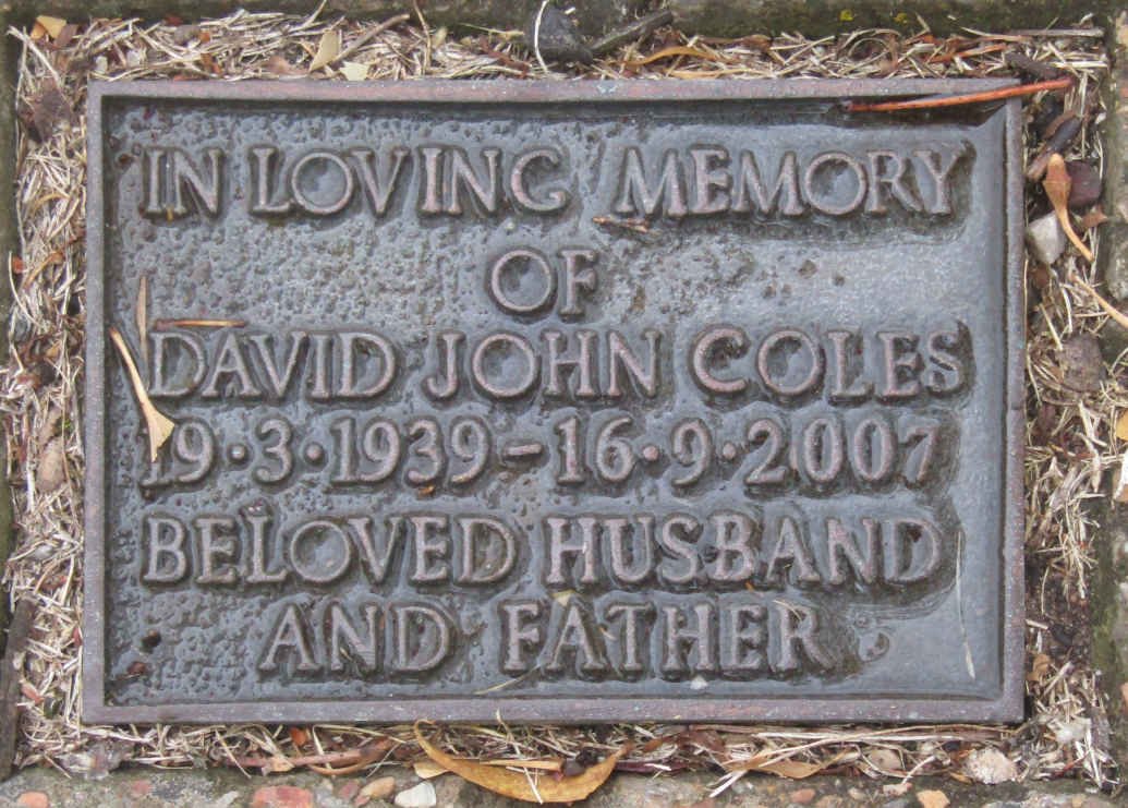 COLES David John 1939-2007