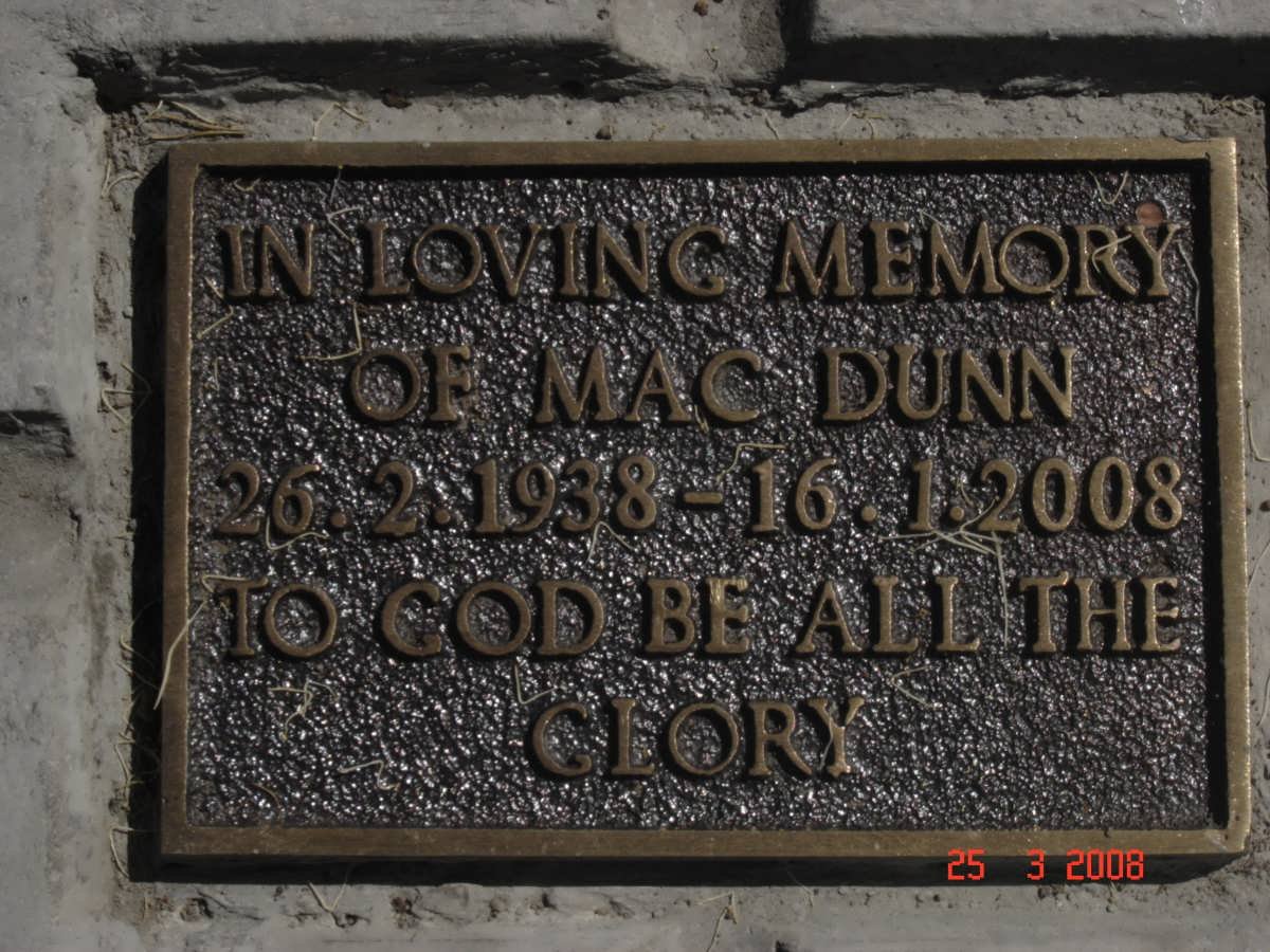 DUNN Mac 1938-2008