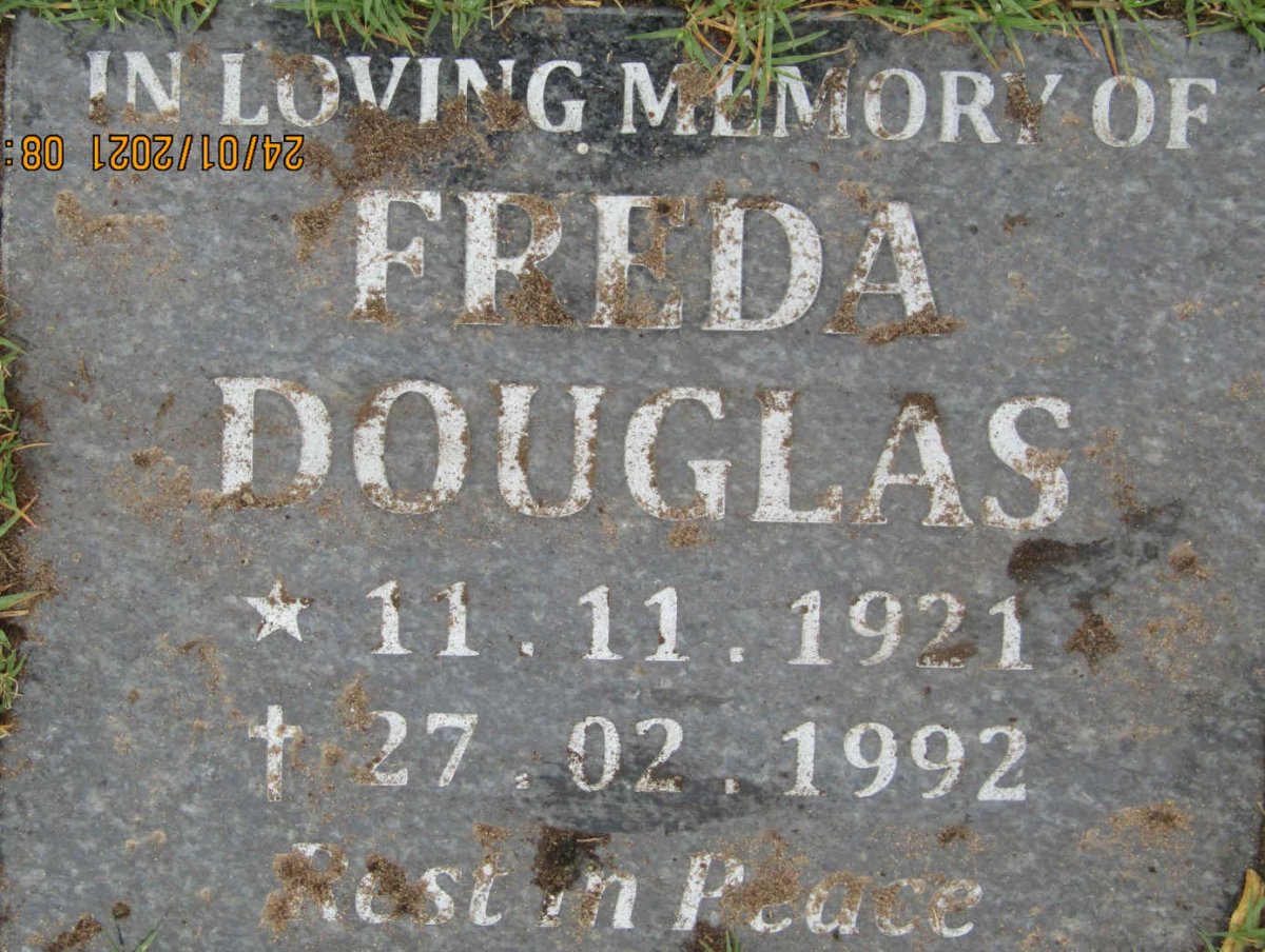 DOUGLAS Freda 1921-1992