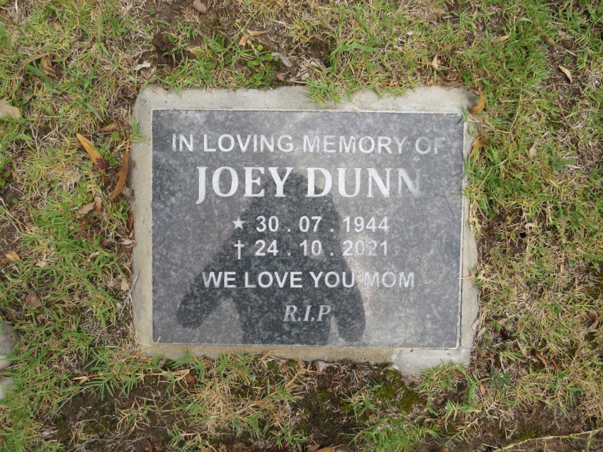 DUNN Joey 1944-2021