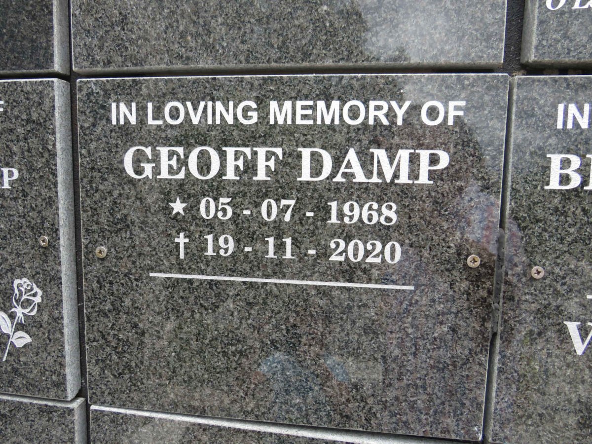 DAMP Geoff 1968-2020