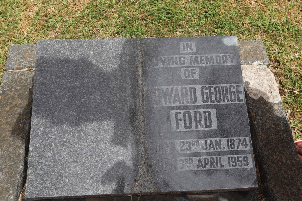 FORD Edward George 1874-1959