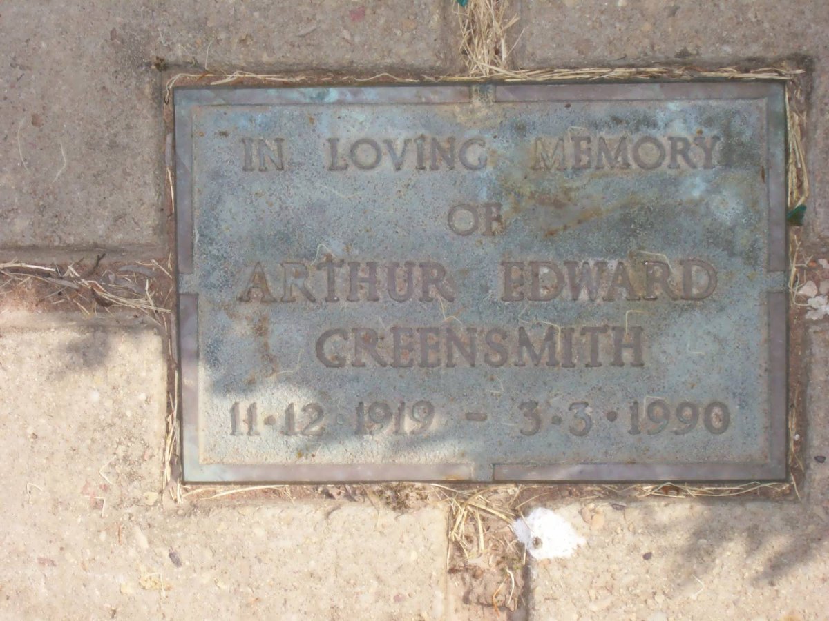 GREENSMITH Arthur Edward 1919-1990