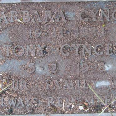 GYNGELL Tony -1998 &amp; Barbara -1984