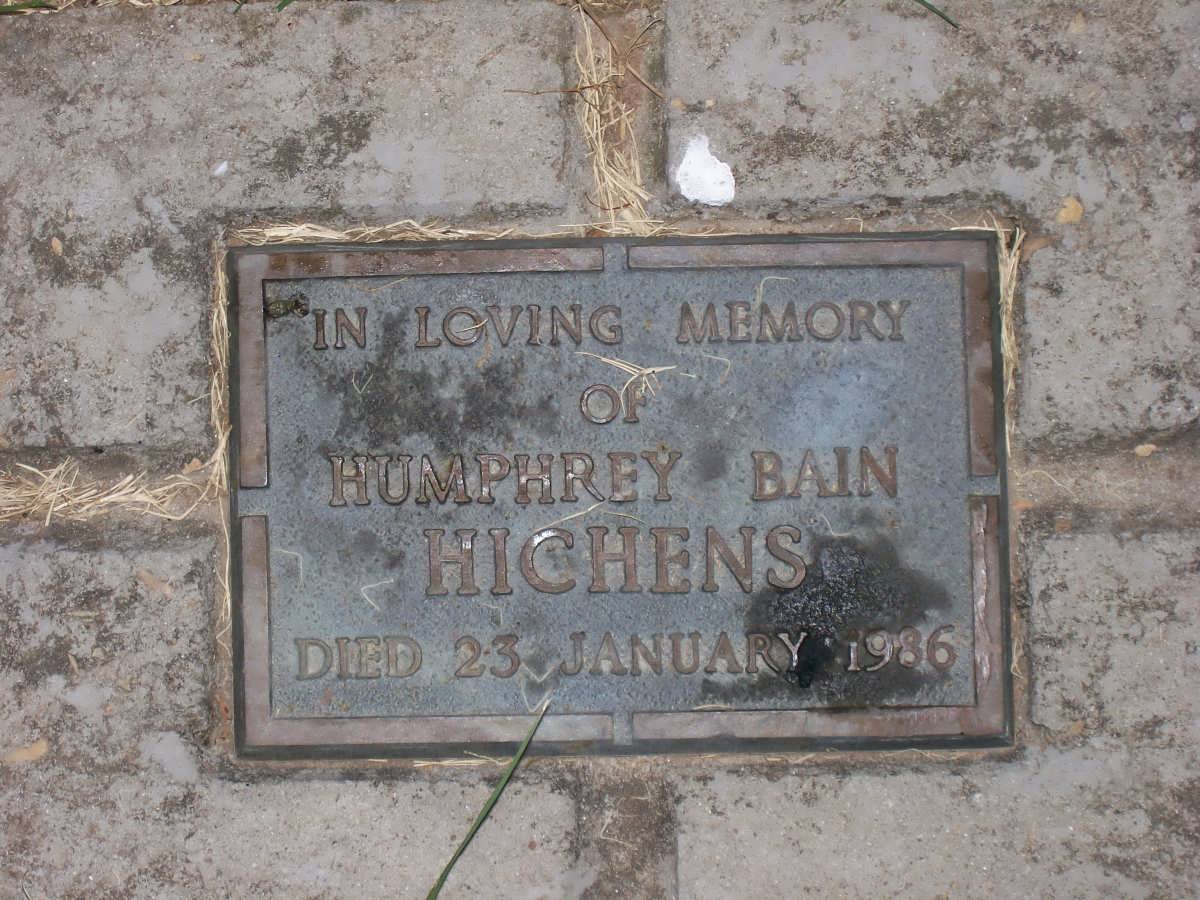 HICHENS Humphrey Bain -1986