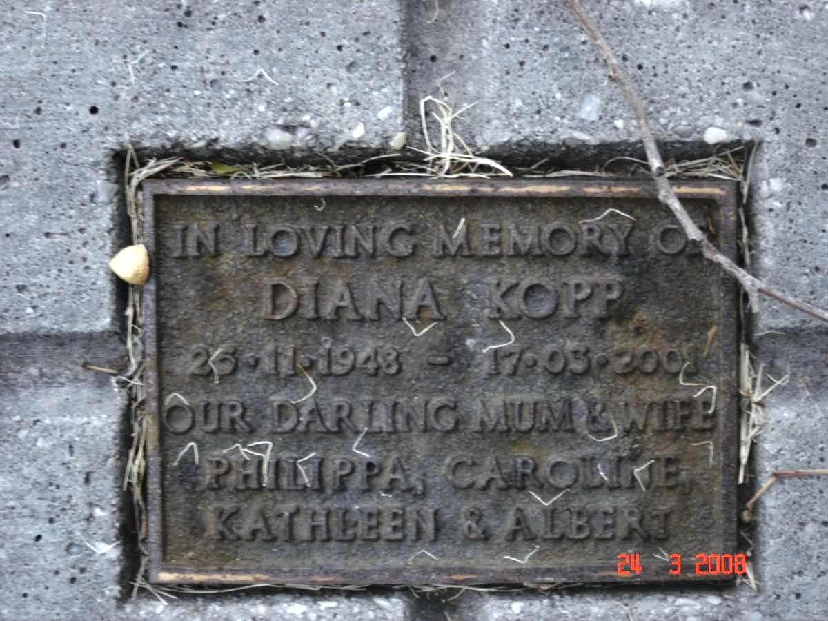 KOPP Diana 1948-2001