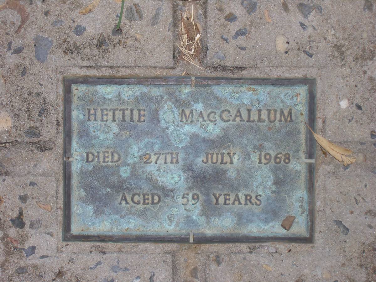 MACCALLUM Hettie -1968