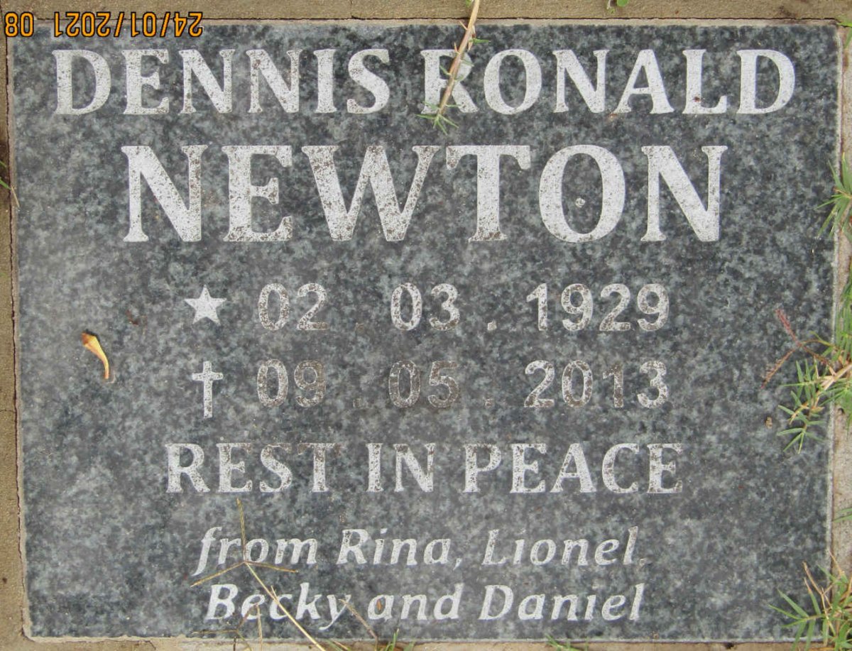 NEWTON Dennis Ronald 1929-2013