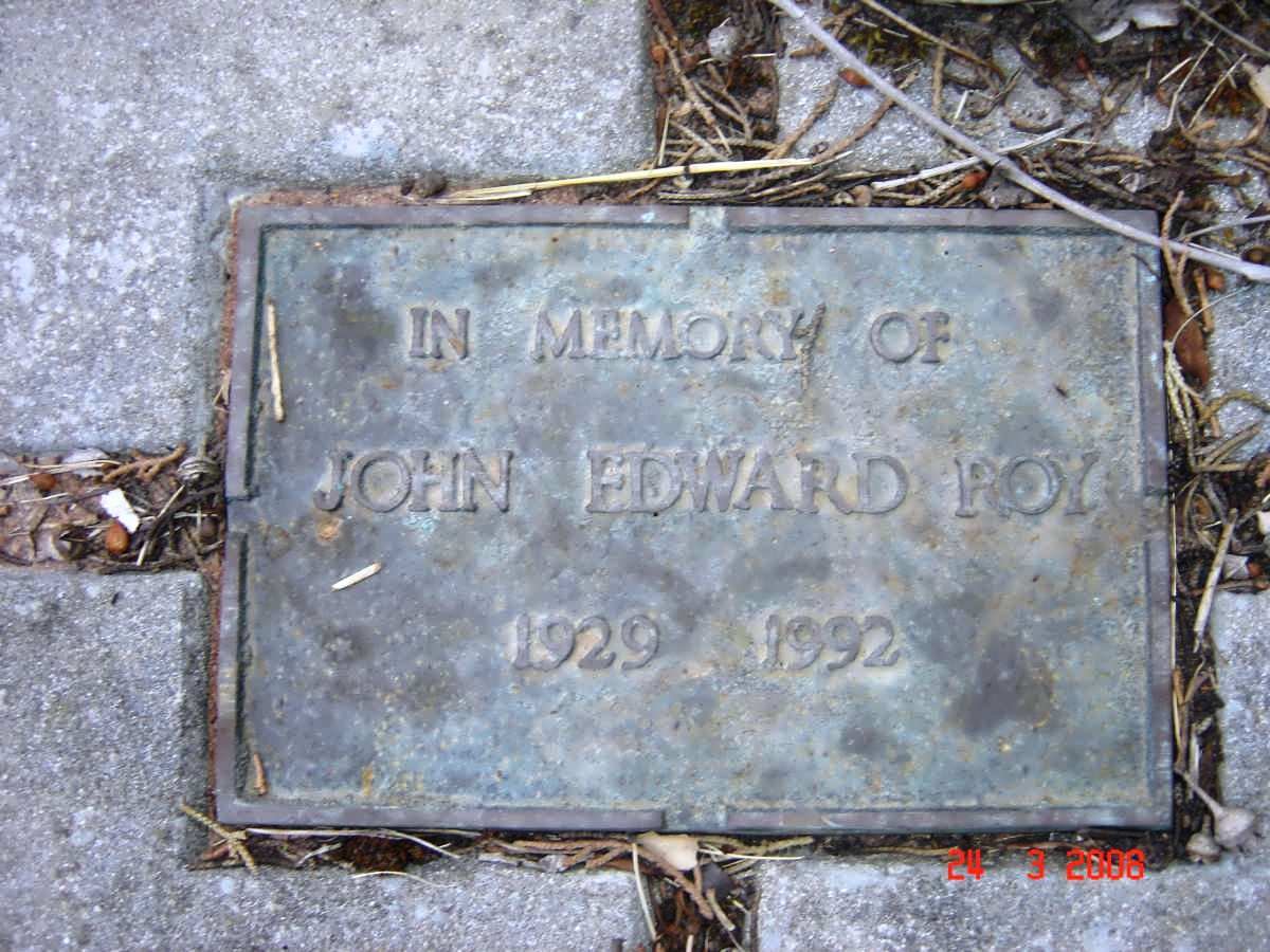 ROY John Edward 1929-1992