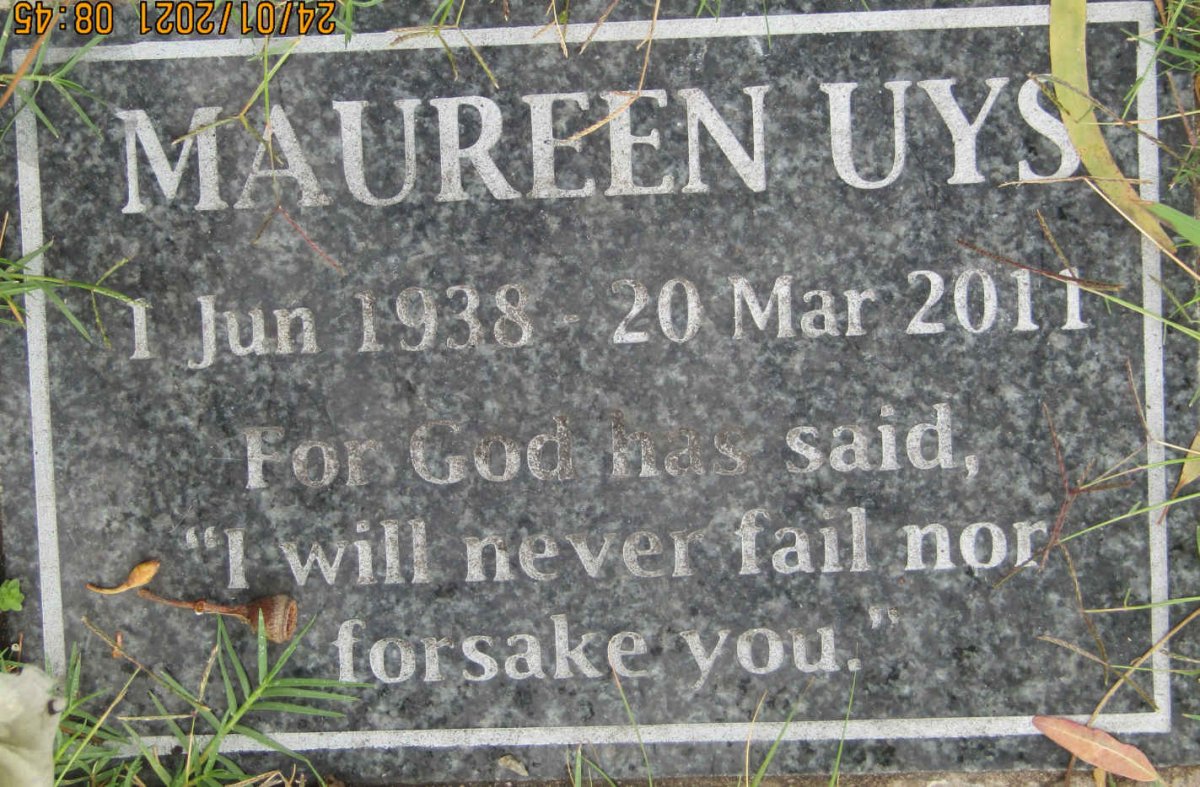 UYS Maureen 1938-2011
