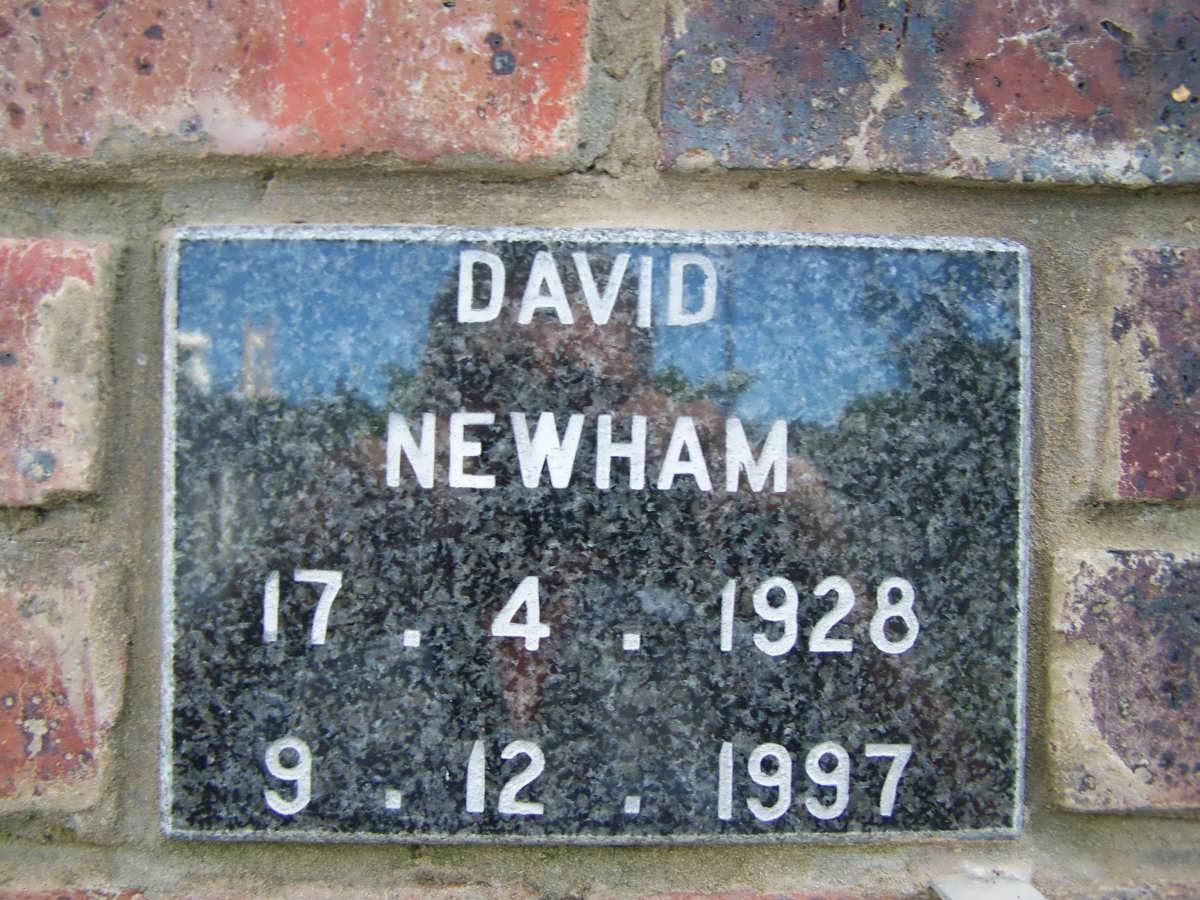 NEWHAM David 1928-1997