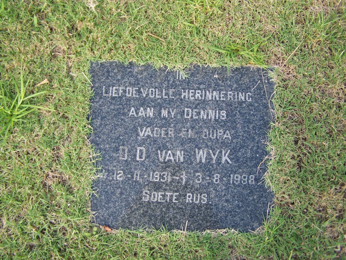 WYK D.D., van 1931-1998