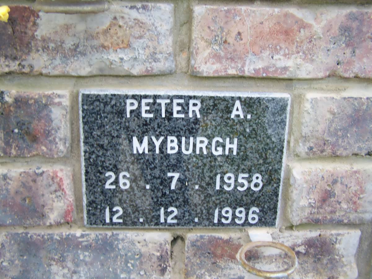 MYBURGH Peter A. 1958-1996
