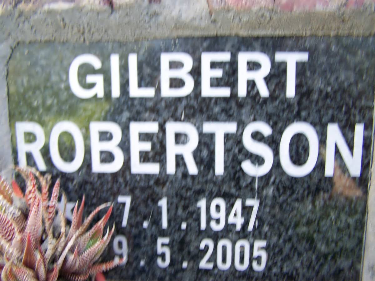 ROBERTSON Gilbert 1947-2005