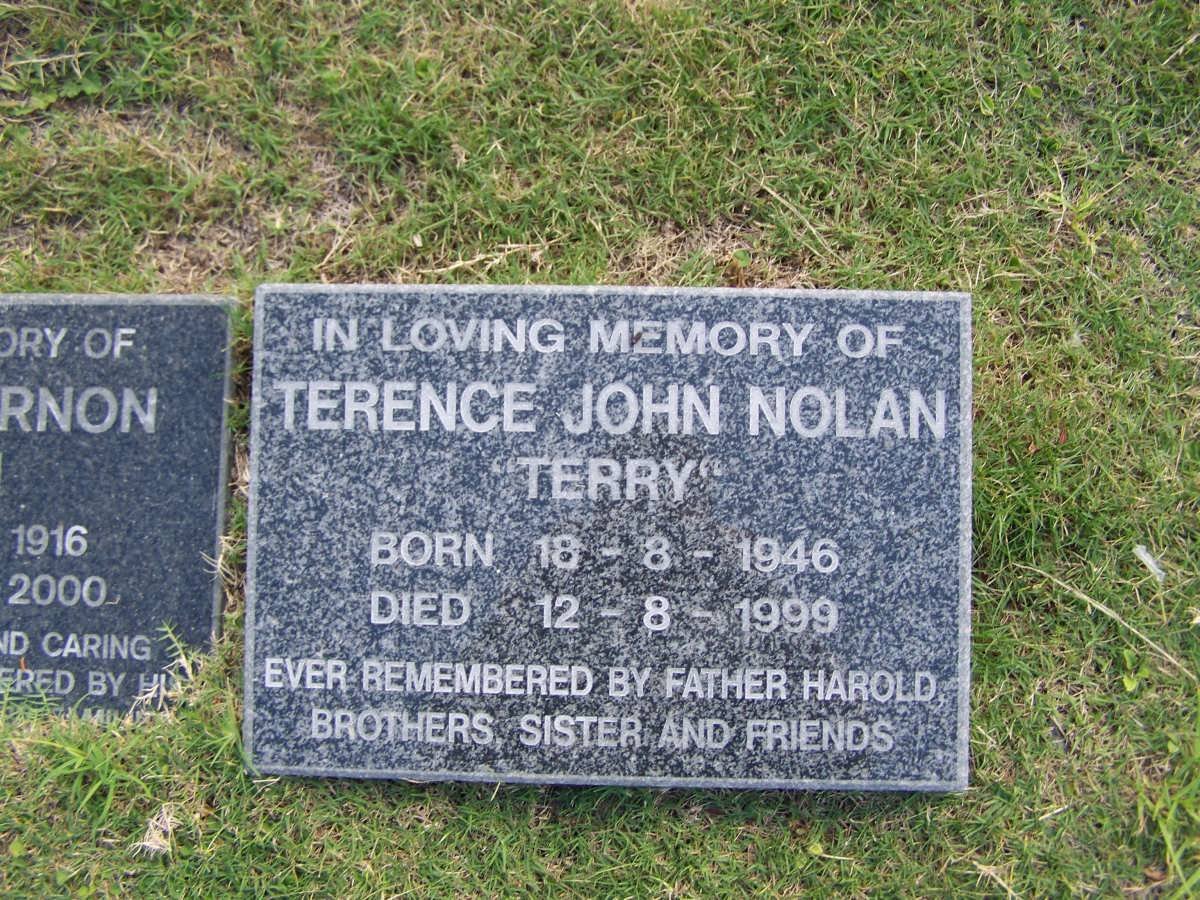 NOLAN Terence John 1946-1999