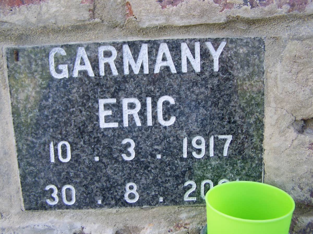 GARMANY Eric 1917-20??
