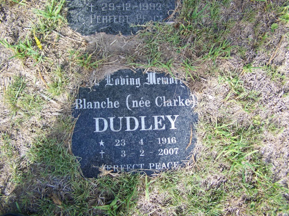 DUDLEY Blanche nee CLARKE 1916-2007