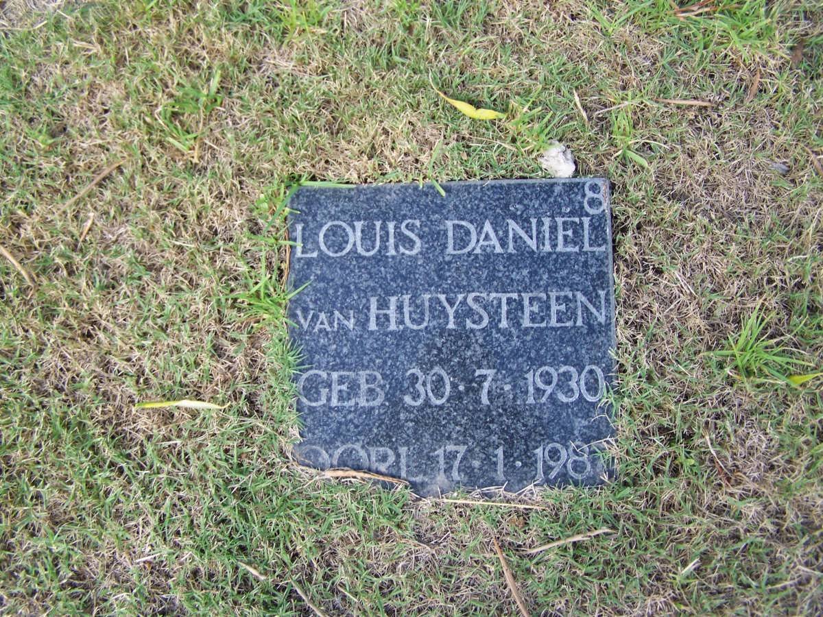 HUYSTEEN Louis Daniel, van 1930-198?