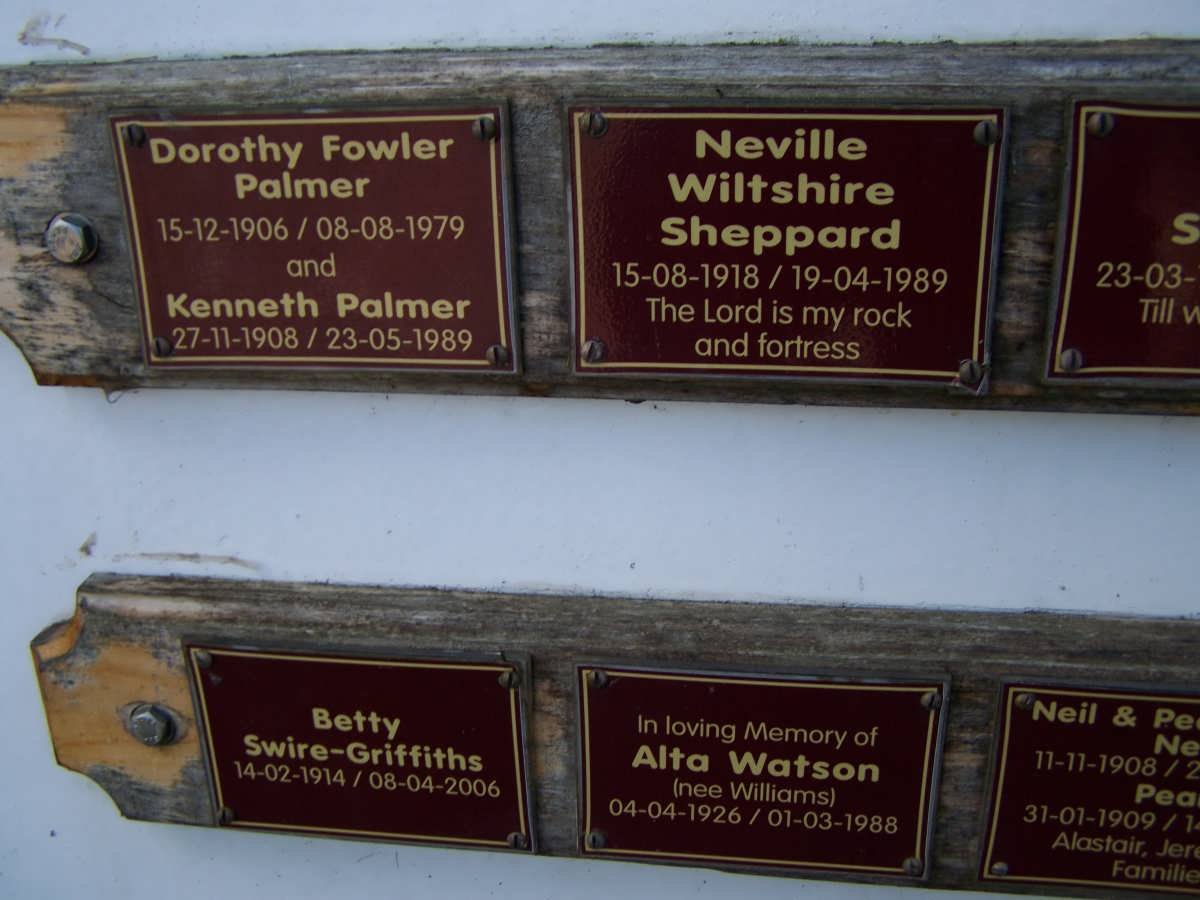 PALMER :: SHEPPARD :: SWIRE-GRIFFITHS :: WATSON