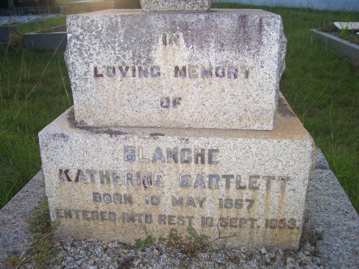 BARTLETT Blanche Katherine 1857-1953