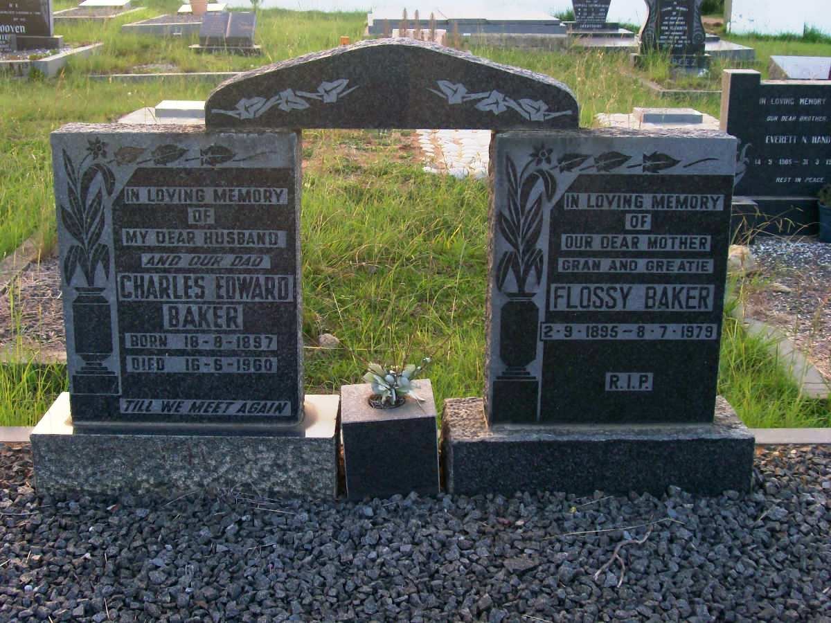 BAKER Charles Edward 1897-1960  &amp; Flossie 1895-1979