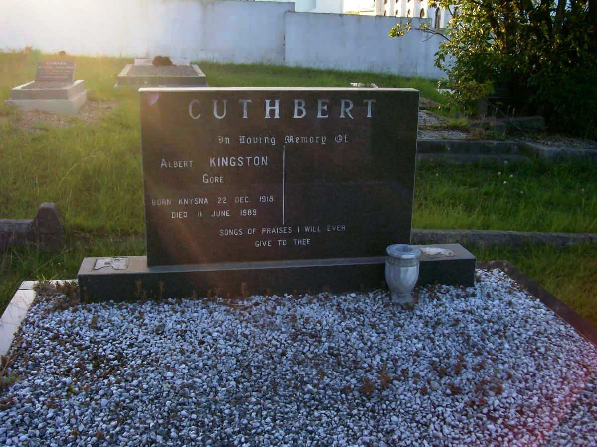 CUTHBERT Albert Kingstone Gore 1918-1989