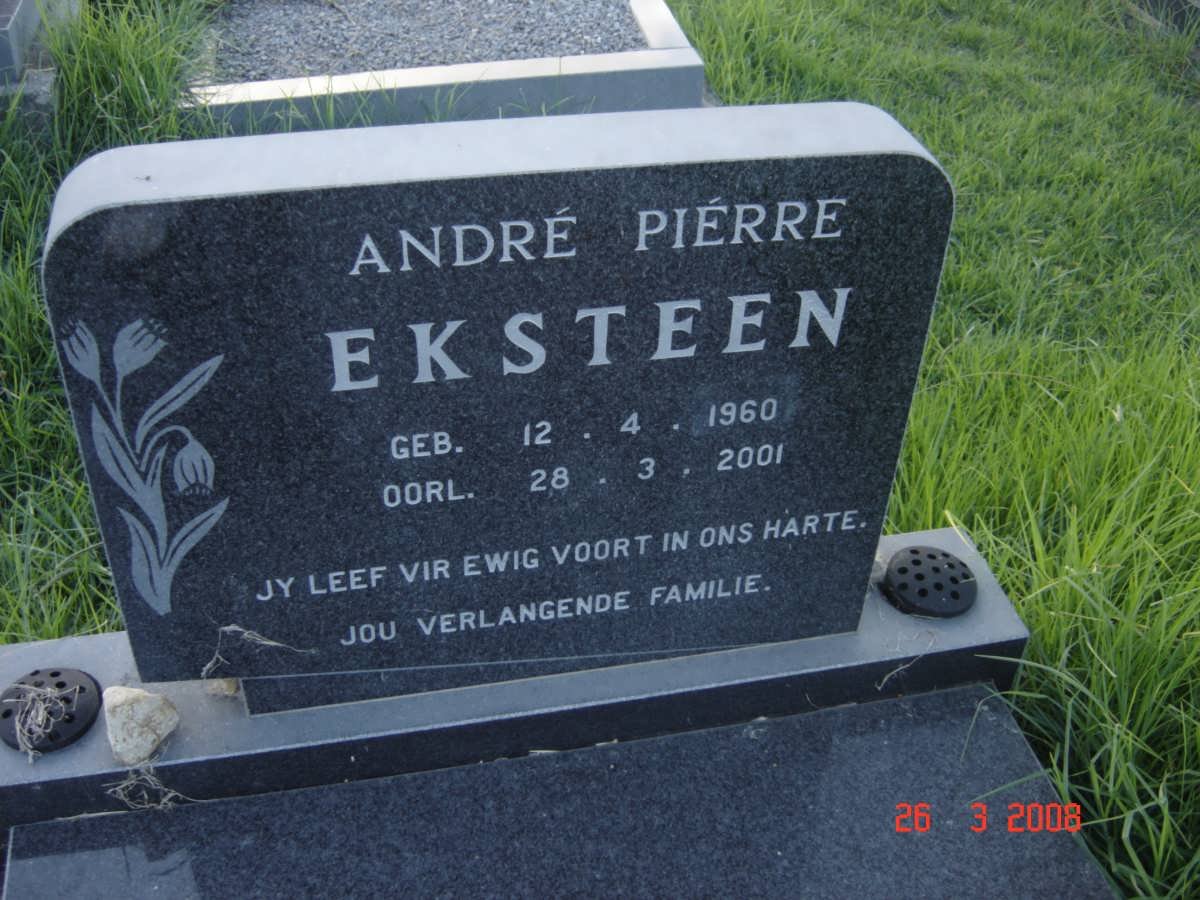 EKSTEEN André Piérre 1960-2001