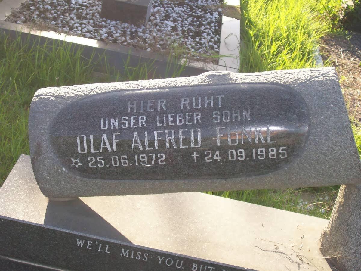 FUNKL Olaf Alfred 1972-1985