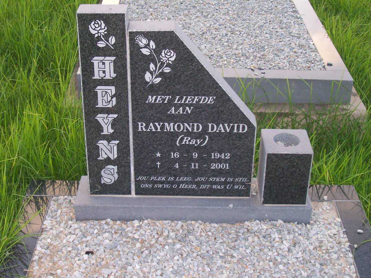 HEYNS Raymond David 1942-2001