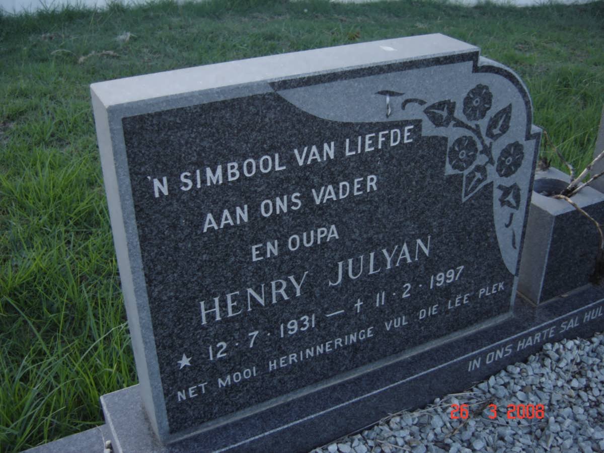 JULYAN Henry 1931-1997