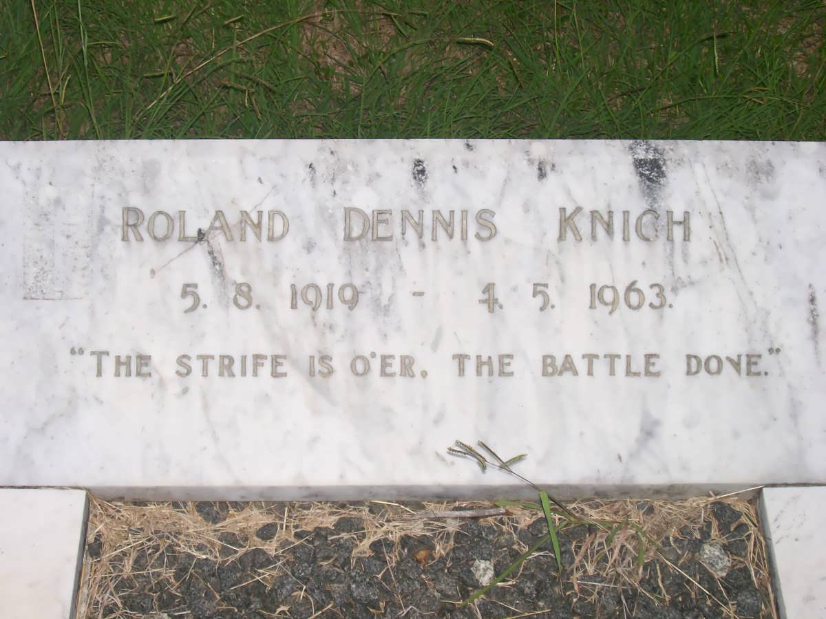 KNIGHT Roland Dennis 1919-1963