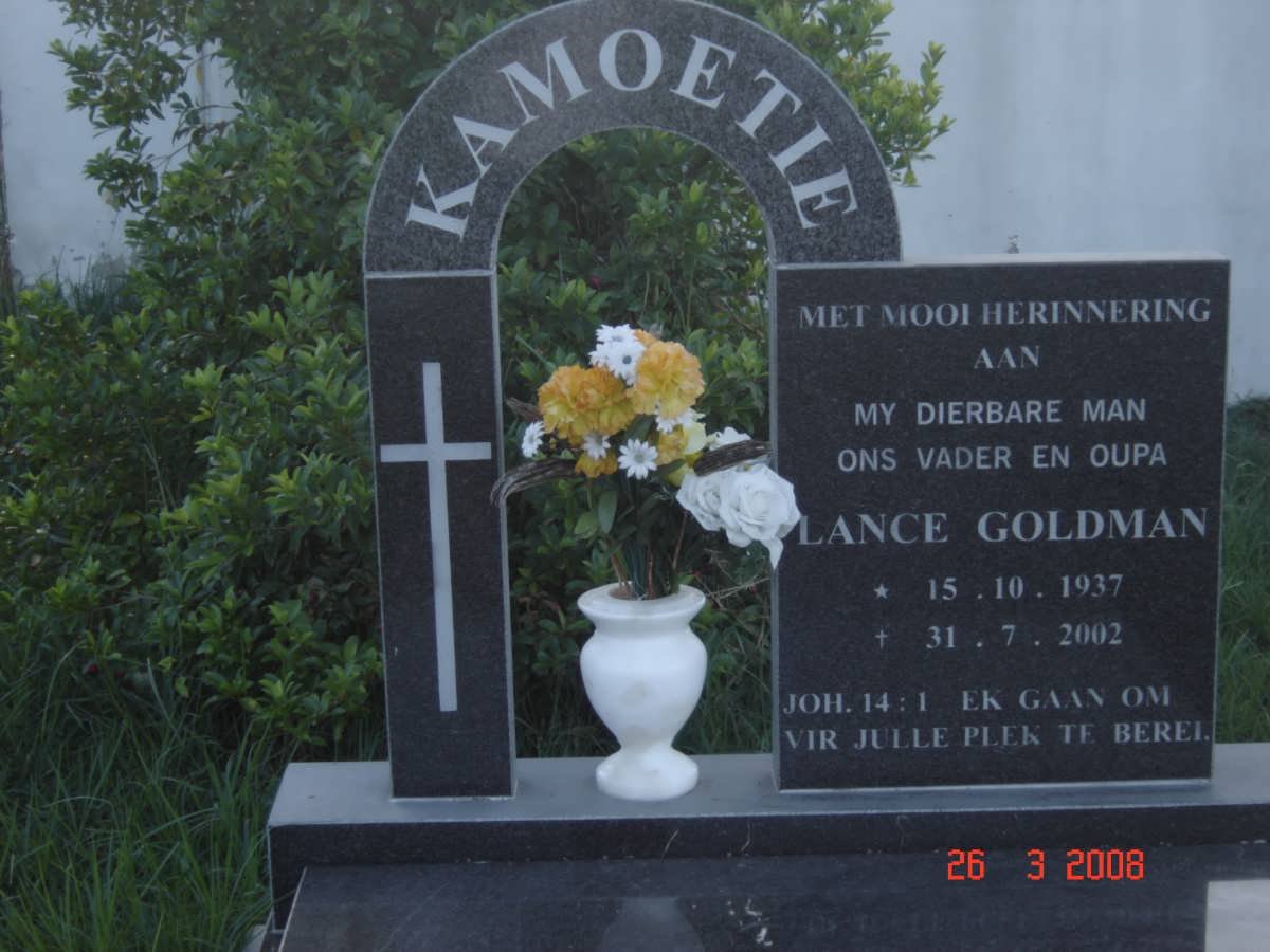 KAMOETIE Lance Goldman 1937-2002