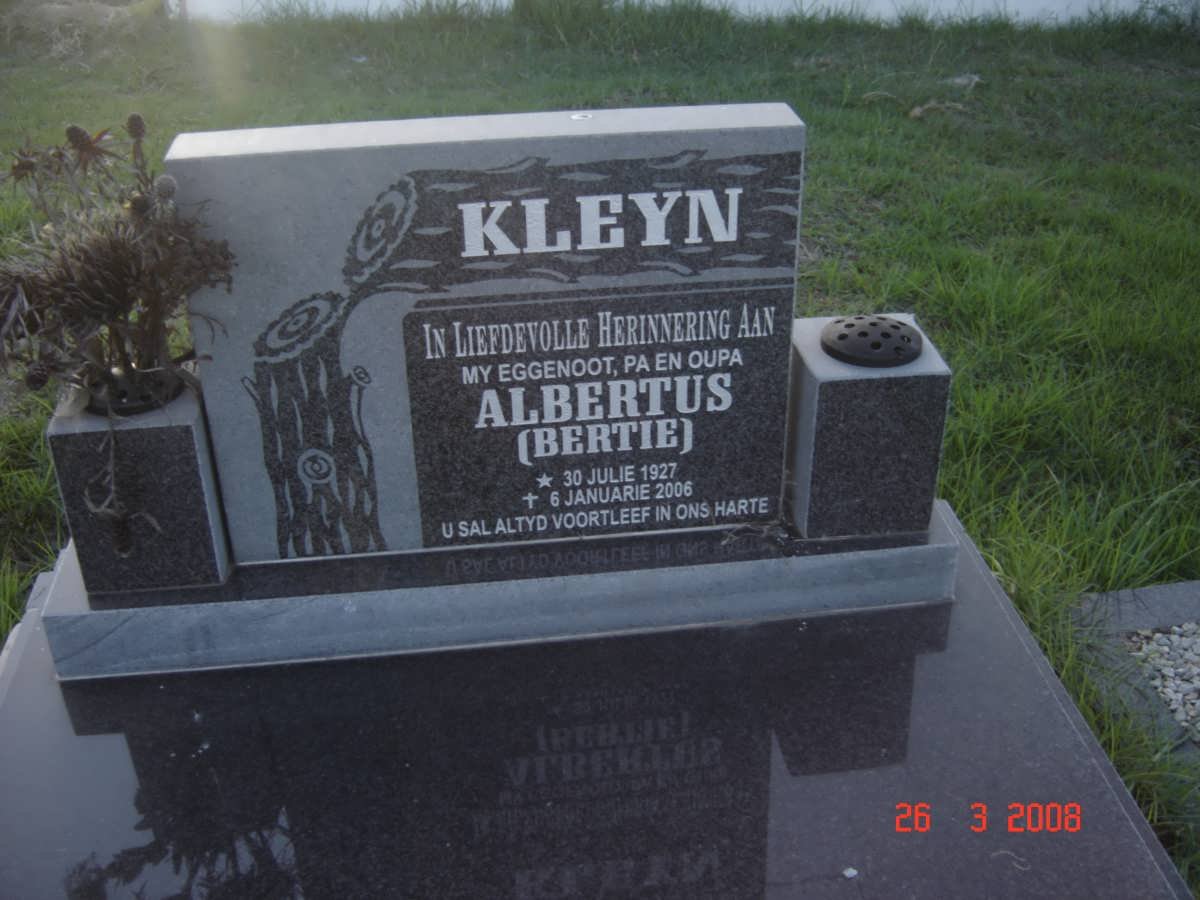 KLEYN Albertus 1927-2006