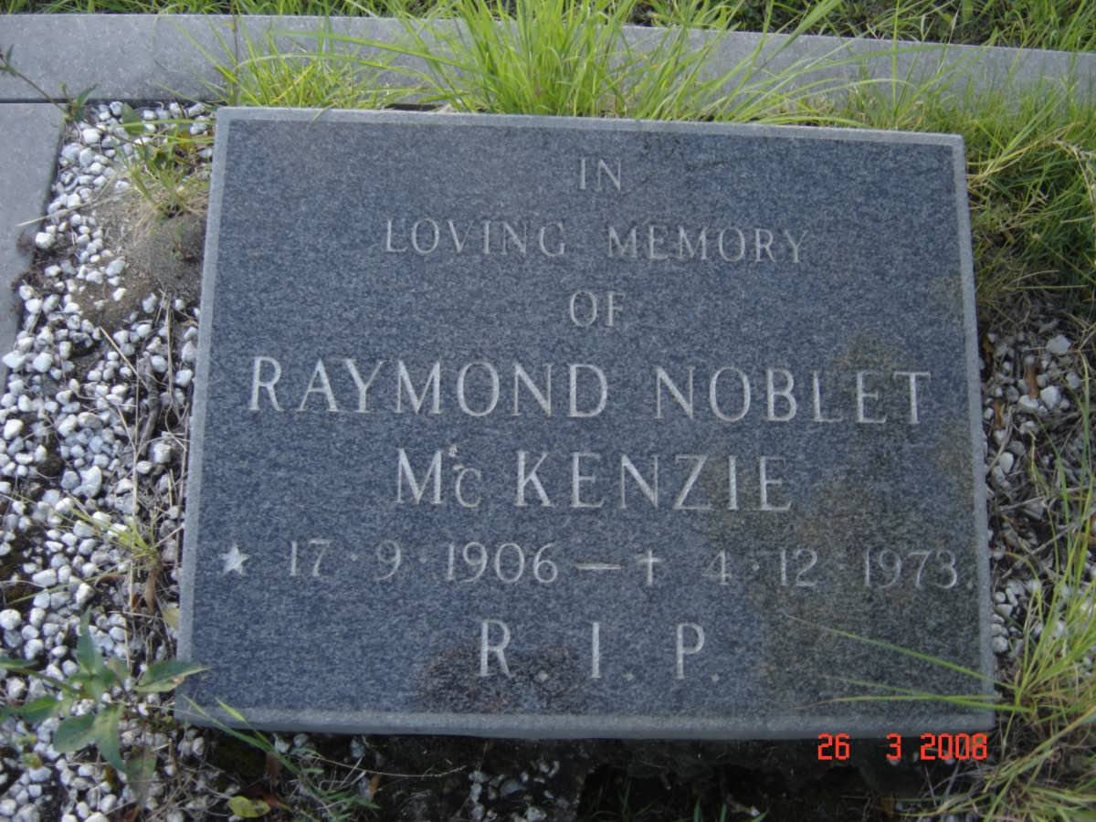 McKENZIE Raymond Noblet 1906-1973