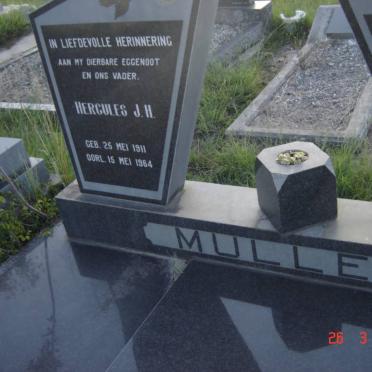 MULLER Hercules J.H. 1911-1964