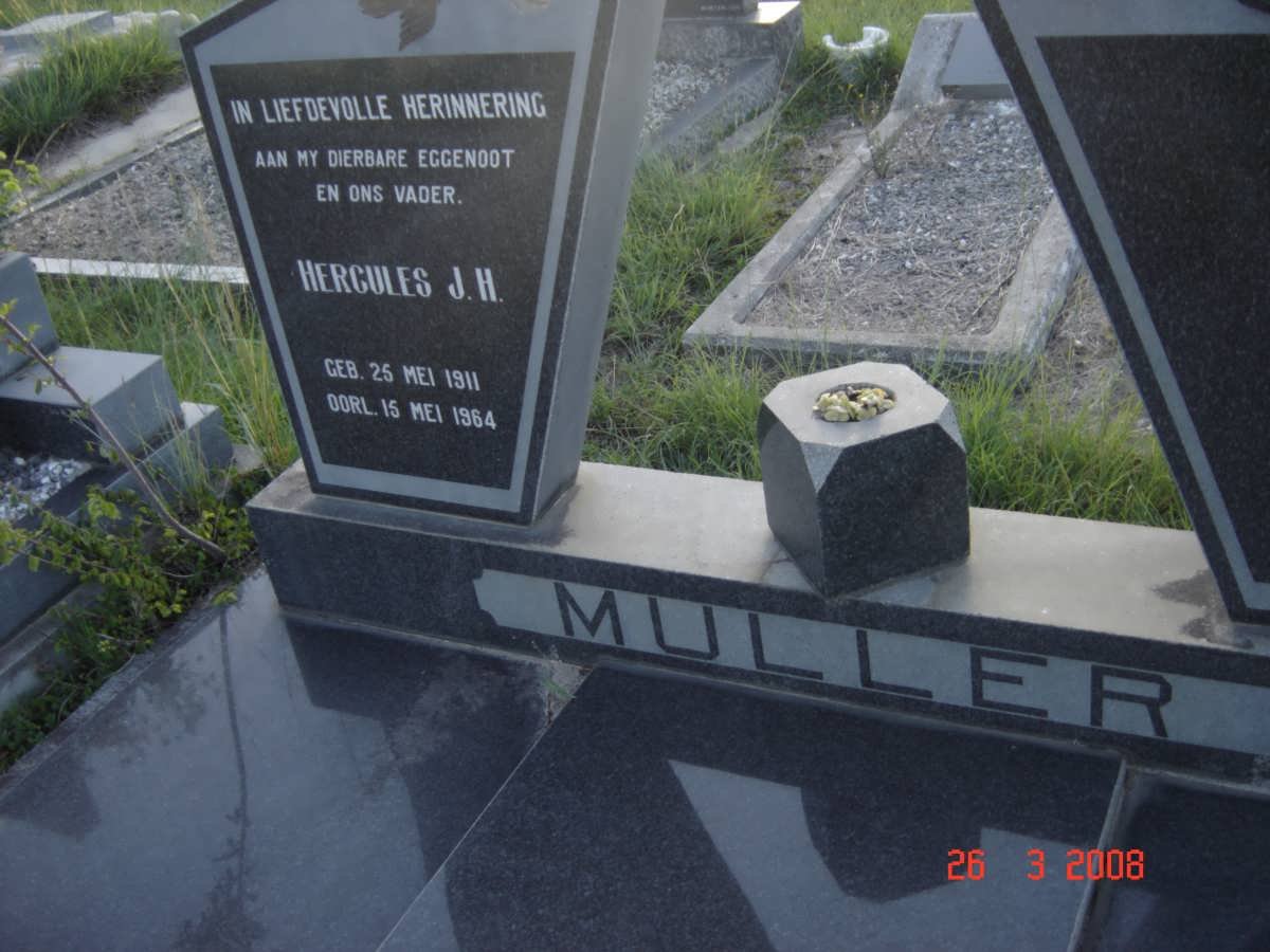 MULLER Hercules J.H. 1911-1964