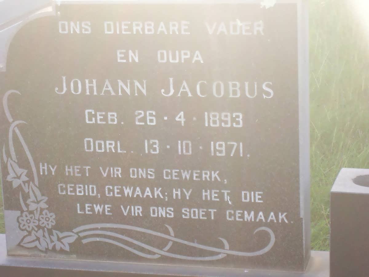 ROOYEN Johann Jacobus, van 1893-1971