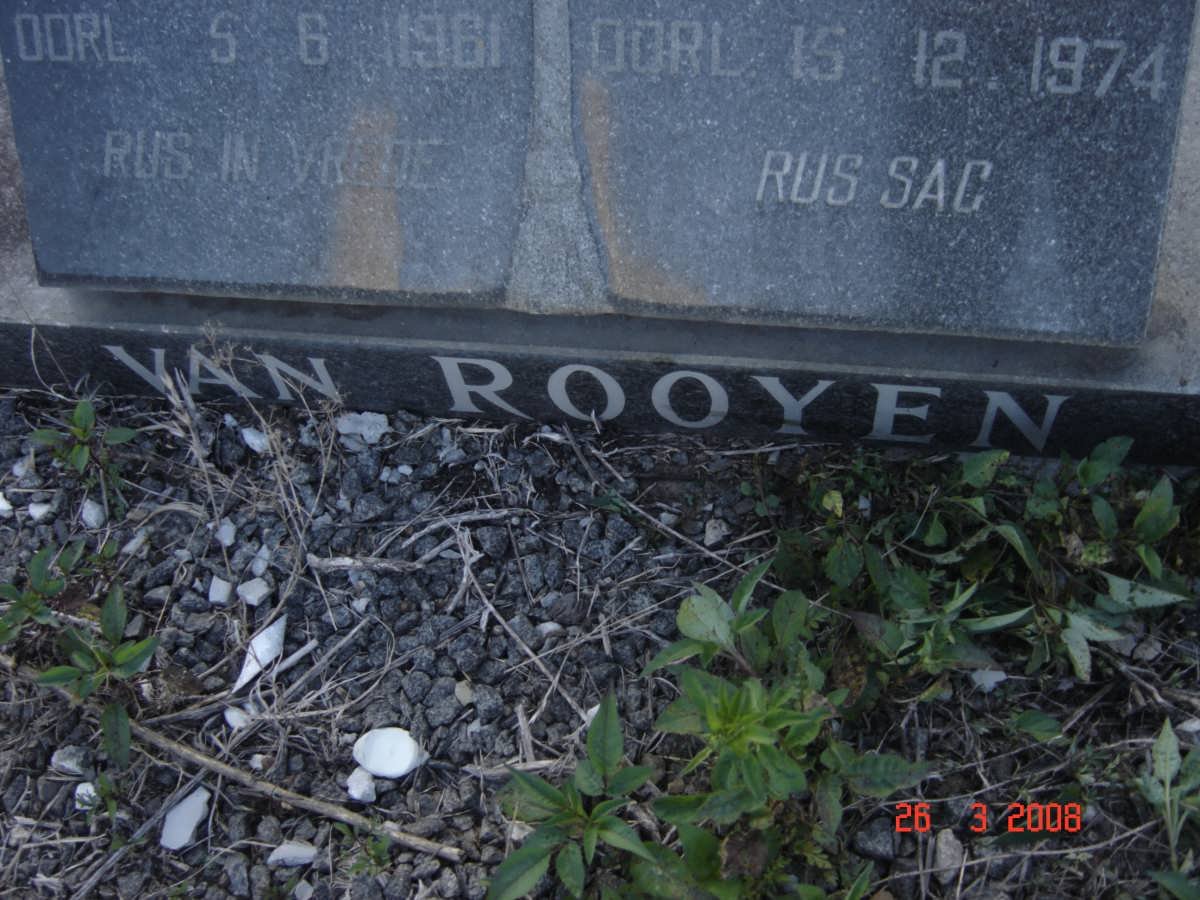 ROOYEN, van